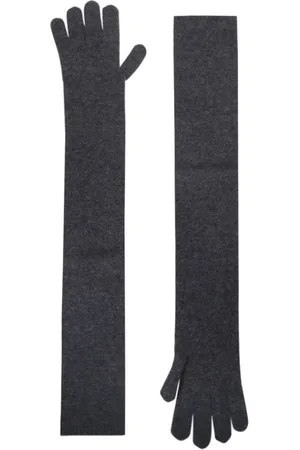 Max Mara Tilbehør, Dame, Grå, ONE SIZE, Cashmere, Timor Handsker
