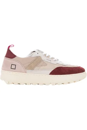 D.A.T.E. Sko, Dame, Brun, 41 EU, Læder, Nylon High-Top Sneaker med læder- og ruskinddetaljer