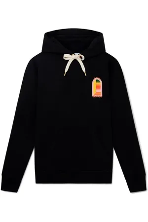 Casablanca Sweathshirts & Hoodies, Herre, Sort, L, Bomuld, Gradient L`Arche Hættetrøje