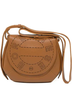 Borbonese Taske, Dame, Brun, ONE SIZE, Læder, Crossbodytaske