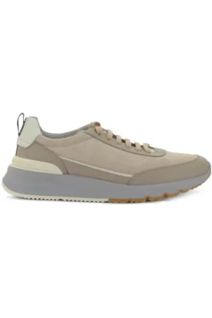 Brunello Cucinelli Sko, Herre, Grøn, 42 EU, Panel Sneakers