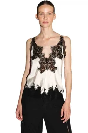 Herskind Top, Dame, Flerfarvet, S, Rayon, Lace Top Gardenia