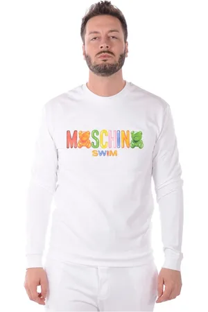 Moschino Sweathshirts & Hoodies, Herre, Hvid, XS, Bomuld, Hoodies