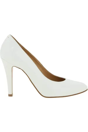 Maison Margiela Sko, Dame, Hvid, 38 EU, Læder, Almond Toe Pumps