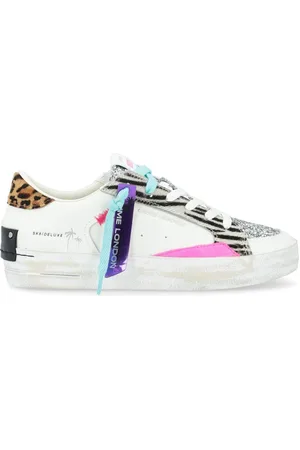 Crime london Sko, Dame, Flerfarvet, 37 EU, Læder, Jungle Fever Sneakers