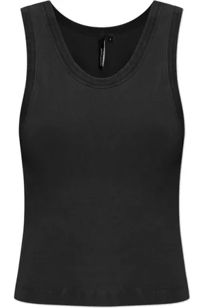 Entire Studios Top, Dame, Sort, 2XS, Bomuld, Cropped Top