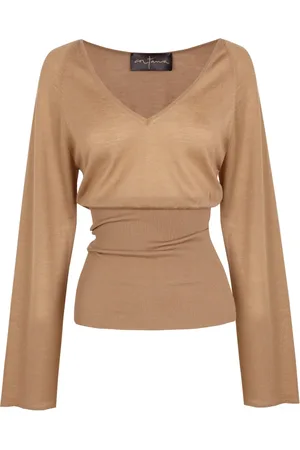 Cortana Strik, Dame, Brun, M, Cashmere, Liana Top