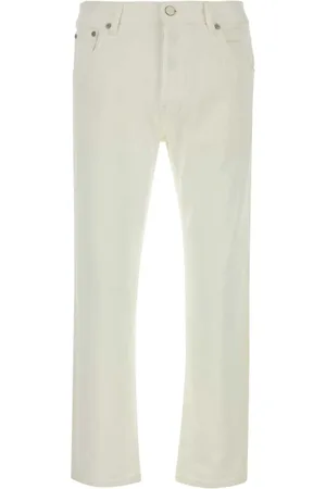 PT Torino Jeans, Herre, Hvid, W34, Denim, Hvid Stretch Denim Jeans