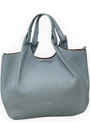Gianni chiarini Taske, Dame, Blå, ONE SIZE, Uld, Stilfuld skuldertaske med DUA