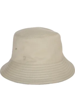 Burberry Tilbehør, Herre, Gul, M, Nylon, Nylon Cap med Tonale Syninger
