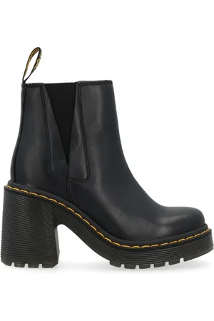 Dr. Martens Sko, Dame, Sort, 36 EU, Læder, Spence Støvler med Hæl