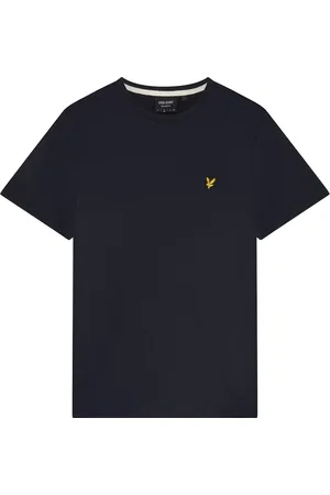 Lyle & Scott Top, Herre, Blå, L, Bomuld, Slub T-shirt