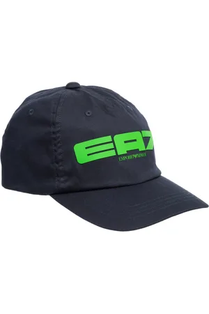 EA7 Tilbehør, Herre, Blå, M, Bomuld, Justerbar Kasket med Simpelt Logo