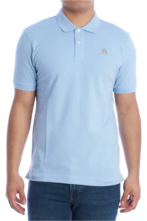La Martina Top, Herre, Blå, L, Kortærmet poloshirt