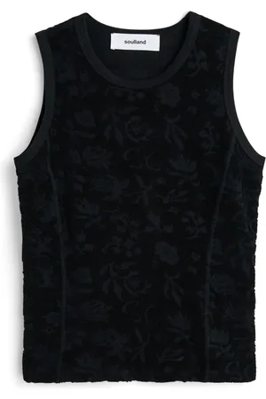 Soulland Top, Dame, Sort, L/XL, Bomuld, Mira plys top