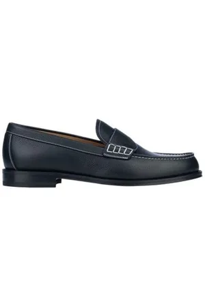 Dior Sko, Herre, Sort, 40 EU, Læder, Sort læder loafers