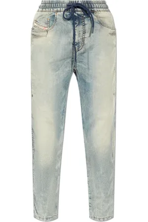 Diesel Jeans, Dame, Blå, W29, Bomuld, Straight Jeans