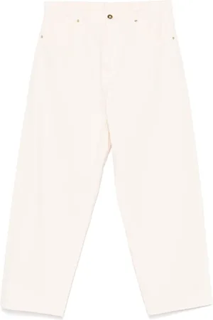 Drôle de Monsieur Jeans, Herre, Hvid, M, Uld, Hvide Jeans Stilfulde Moderne Trendy