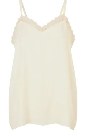 Lollys Laundry Top, Dame, Hvid, XS, Uld, Feminine Blonde Top Off