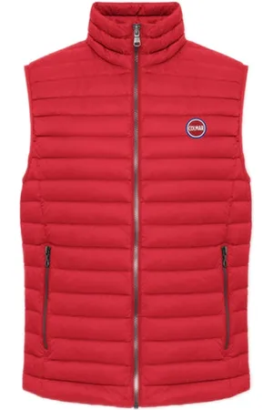 Colmar Jakke, Herre, Rød, L, Uld, Stilfuld Vinter Vest