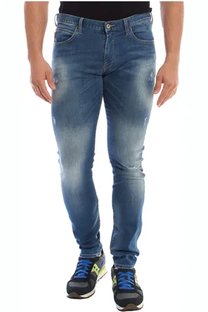 Emporio Armani Jeans, Herre, Blå, W30, Bomuld, Skinny Jeans