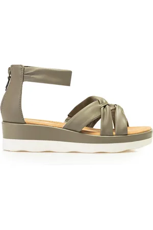 Clarks Sko, Dame, Grøn, 41 EU, Olive Sandaler Clara Rae Stil