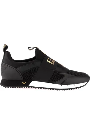EA7 Sko, Herre, Sort, 39 1/2 EU, Polyester, Sneakers