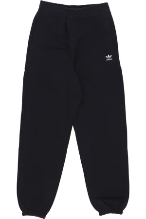 adidas Bukser, Dame, Sort, XS, Bomuld, Sorte Fleece Sweatpants med Elastisk Talje