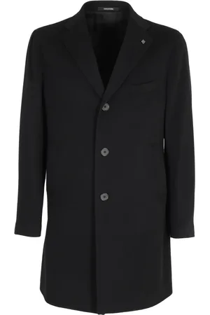 TAGLIATORE Frakke, Herre, Sort, 3XL, Uld, Single-Breasted Frakke