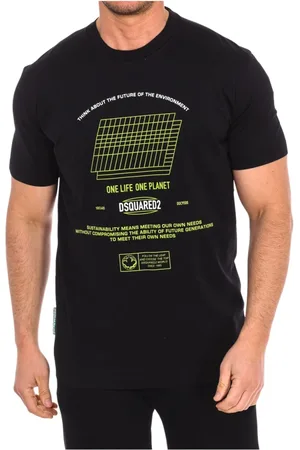 Dsquared2 Top, Herre, Sort, M, Bomuld, Kortærmet T-shirt