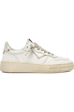 4b12 Sko, Dame, Hvid, 40 EU, Læder, Hvide Læder Sneakers