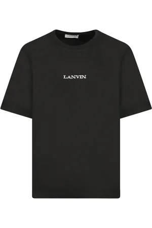 Lanvin Top, Herre, Sort, M, Bomuld, Logo T-shirt
