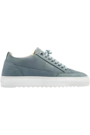 Mason Garments Sko, Herre, Blå, 46 EU, Uld, Originale Sneaker Luxe Comfort