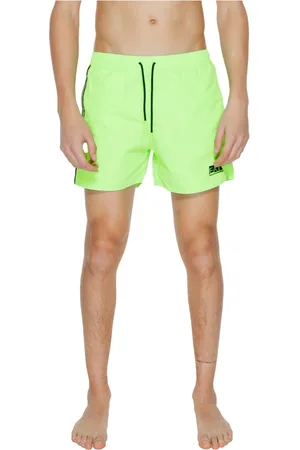 EA7 Badetøj, Herre, Grøn, XL, Uld, Grønne badeshorts med forlommer