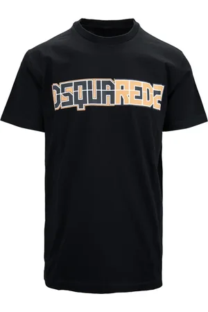 Dsquared2 Top, Herre, Sort, L, Bomuld, Crew Neck Bomulds T-shirt
