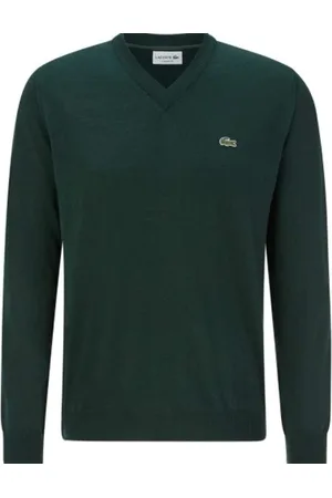 Lacoste Strik, Herre, Grøn, XS, Tyl, Grøn Sweater Maglia Style