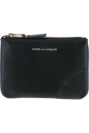 Comme des Garçons Tilbehør, Dame, Sort, ONE SIZE, Uld, Stilfuld møntpung