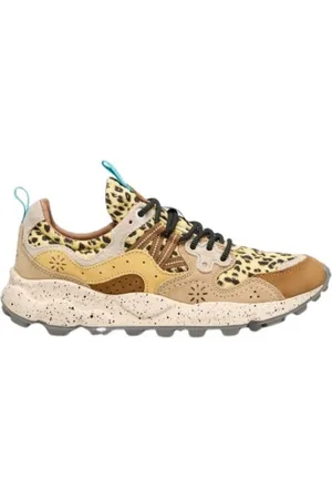 Flower Mountain Sko, Dame, Flerfarvet, 39 EU, Gule Sneakers 4D11 i Stof