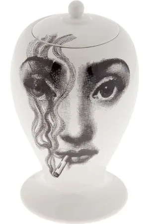 FORNASETTI Home, Dame, Hvid, ONE SIZE, Elegant Smoking Vase