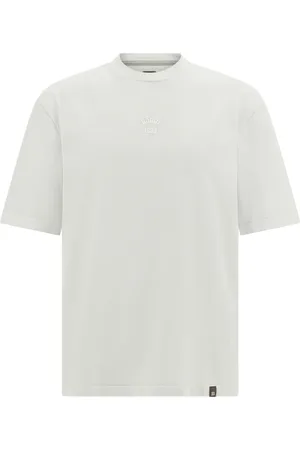 Boggi Milano Top, Herre, Blå, M, Cotton Jersey T-shirt