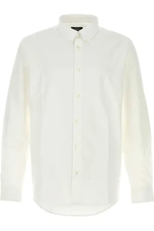 A.P.C. Skjorte, Herre, Hvid, L, Bomuld, Oxford Greg Skjorte