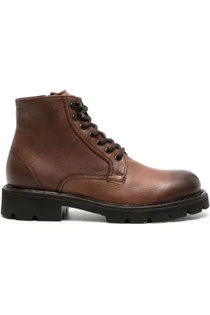 Casadei Sko, Herre, Brun, 44 EU, Læder, Beatles Anticato Støvletter