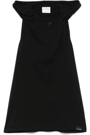 Courrèges Top, Dame, Sort, M, Bomuld, Ærmeløs Hættetrøje