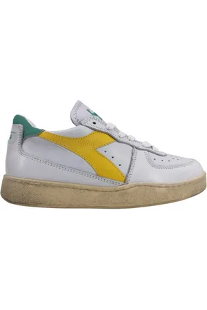 Diadora Sko, Dame, Hvid, 38 EU, Læder, Heritage Sneakers