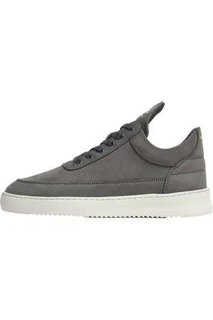 Filling pieces Sko, Herre, Grå, 41 EU, Low Top Ripple Nubuck Mørkegrå
