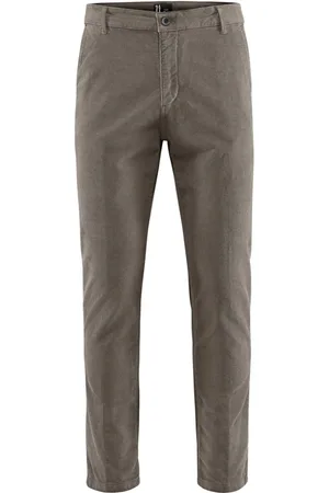 Bomboogie Bukser, Herre, , W40, Bomuld, Slim-fit Fløjls Chino Bukser