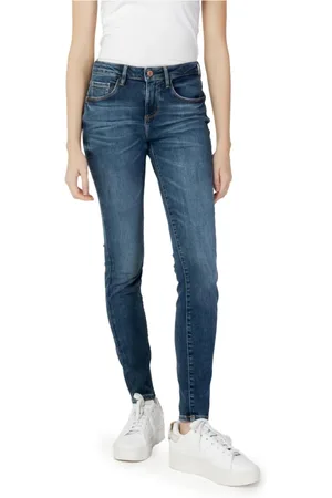 Guess Jeans, Dame, Blå, W26 L30, Bomuld, Skinny Jeans