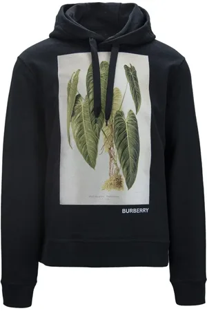 Burberry Sweathshirts & Hoodies, Dame, Sort, L, Bomuld, Hoodie med blonde