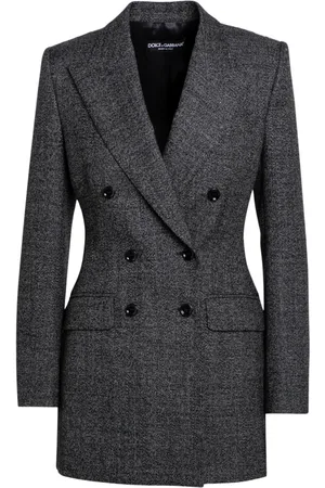 Dolce & Gabbana Jakke, Dame, Sort, XS, Dobbeltbrystet Jakke