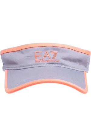 EA7 Tilbehør, Dame, Grå, ONE SIZE, Bomuld, Justerbar Flerfarvet Kasket med Logo